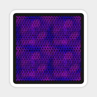 Bisexual Disaster Pride Chainmail Magnet