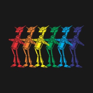 Tin Woodman Reverse Rainbow Repeat Lineup T-Shirt