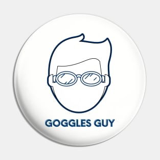 Goggles Guy Pin