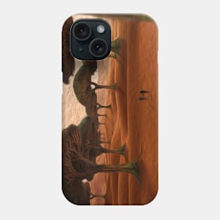 Walking amongst the desert trees Phone Case