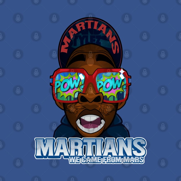 Martians Promo Tee 2 by Dedos The Nomad