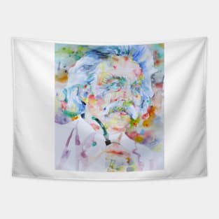 MARK TWAIN watercolor portrait .1 Tapestry