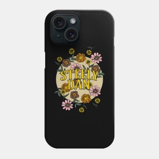 Steely Dan Name Personalized Flower Retro Floral 80s 90s Name Style Phone Case