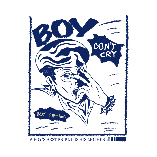 boy don't cry illustration by Jek Art