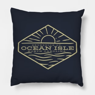 Ocean Isle, NC Summertime Vacationing Sunrise Ocean Pillow