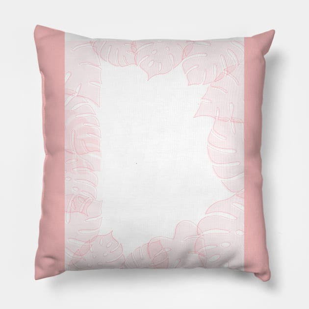 Pink Floral Pillow Pillow by Enlightenment Retrend