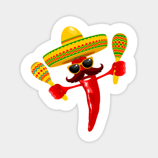 Cinco de Pepper Magnet