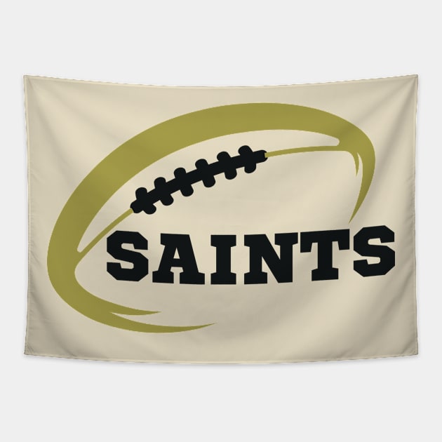 saints football Tapestry by soft and timeless