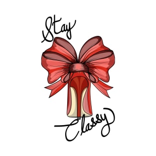 Stay Classy - Red Shoe T-Shirt