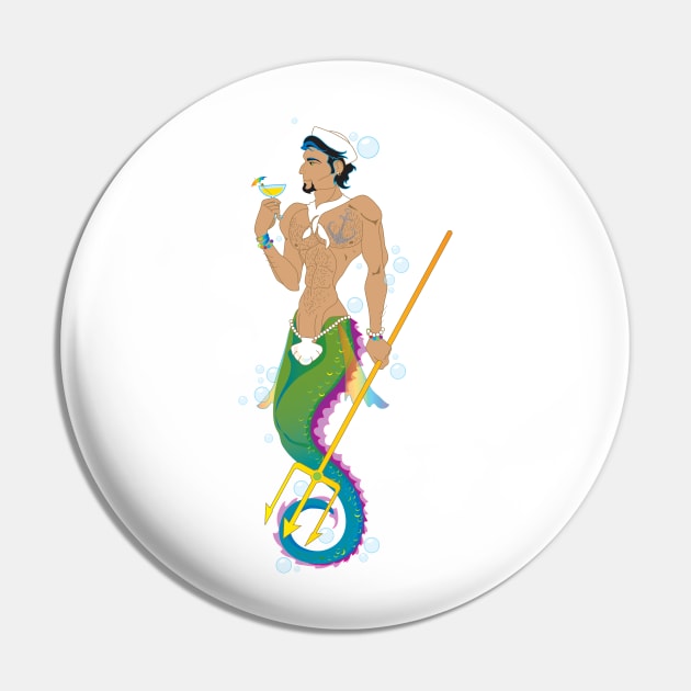 Seahorse Sailor Pin by The Cuban Witch