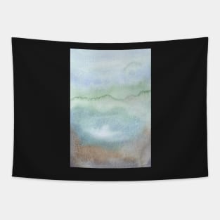 Dreamy Watercolor texture with Earth Colors Tapestry