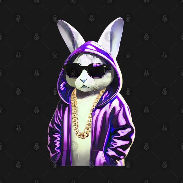 Hip-Hop Bunny by Mr.PopArts
