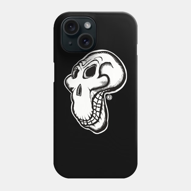 Goofskull Phone Case by Art from the Blue Room