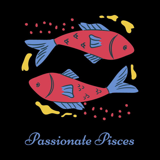 Passionate Pisces - Astrology Art by Lynx Hub