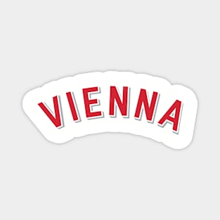 Vienna Austria Vintage Arched Type Magnet