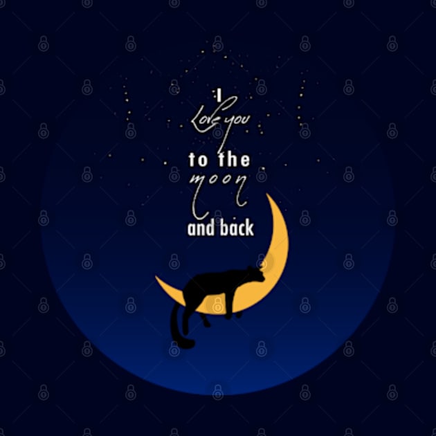 I love you to the moon and back by Licença Poética