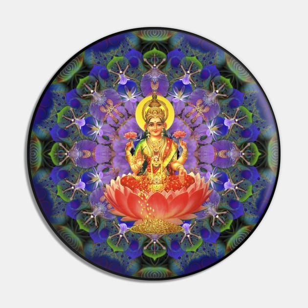 Lakshmi's Earthly Delights - Mandala Magic Pin by Mandala Magic