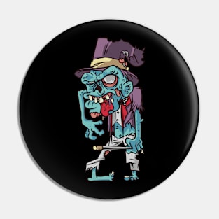 Magician Zombie Pin