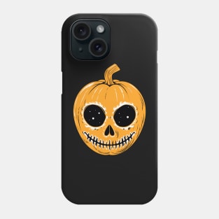 Jack O Lantern Pumpkin Head Sugar Skull Phone Case