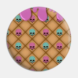 Raspberry Drip - Skulls in the Dessert Pin