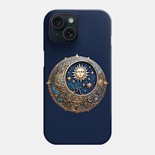 Celestial Sun and Moon Phone Case