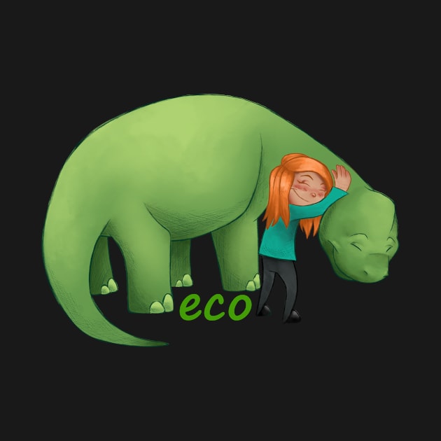 Hug A Friend! - Bronto With Girl Edition by eco