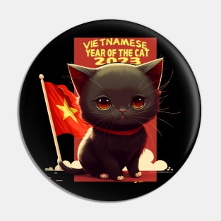 Year of the cat 2023 - Vietnamese Lunar new year Pin