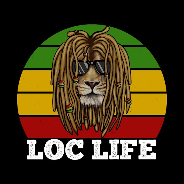 African Rasta Lion, Loc Life, Jamaica by dukito