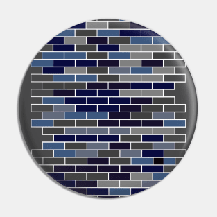 Blue Bricks Pin