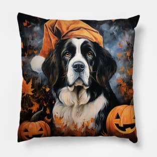 St Bernand Halloween Pillow