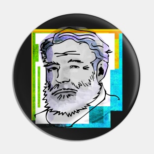 ERNEST HEMINGWAY, American novelist, short story writer, and journalist. Pin