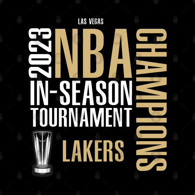 Lakers - In -Season champs 2023 by Buff Geeks Art