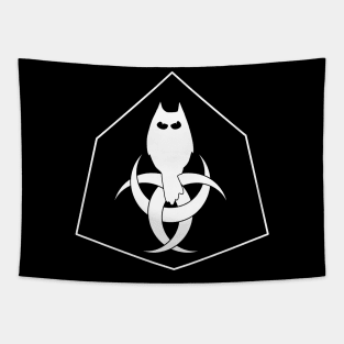 Dark Bat Owl Tapestry