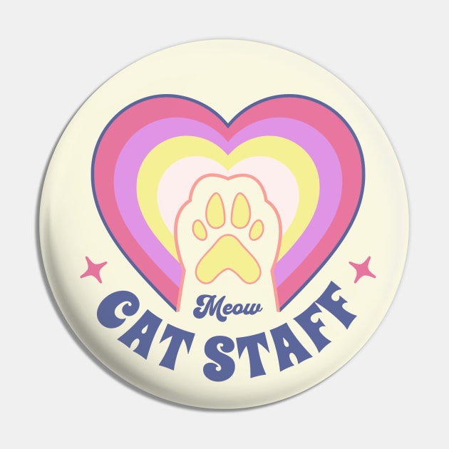 Meow Cat Staff Pin by Teewyld