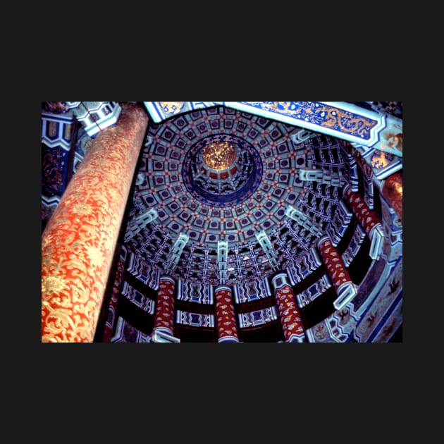 Temple of Heaven, Ceiling, Beijing, China by Carole-Anne