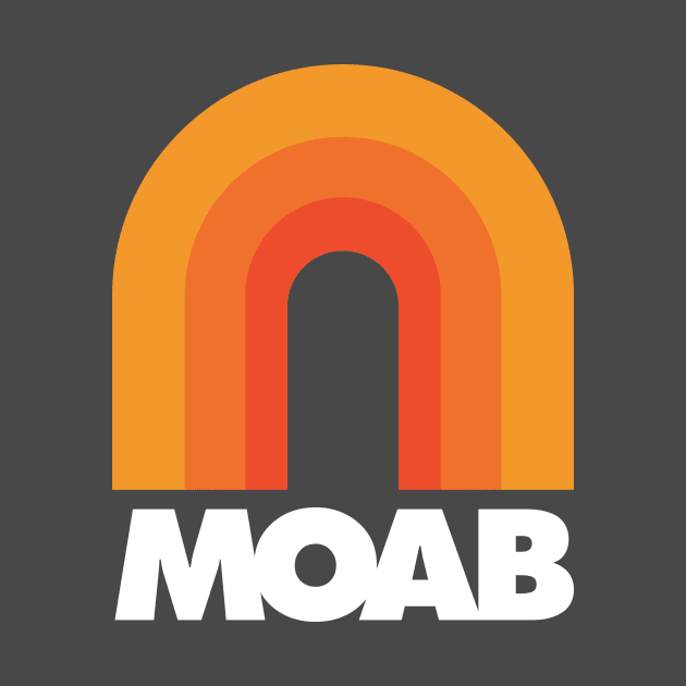 Moab Utah Retro Design by PodDesignShop