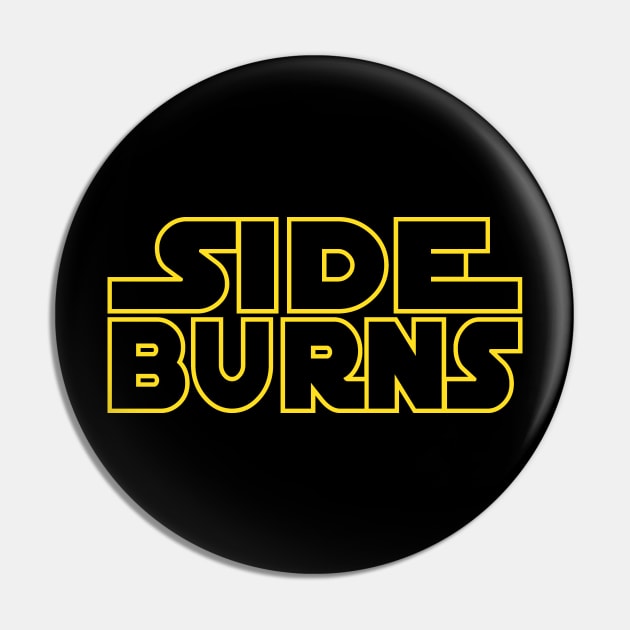 Side Burns Pin by VOLPEdesign