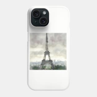 Watercolor Eiffel Tower Phone Case