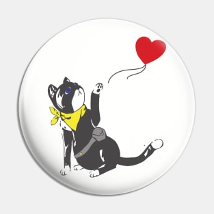 Banksy's Heart Pin