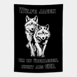 Gemeinsame Jagd: Das Leben der Wölfe Tapestry