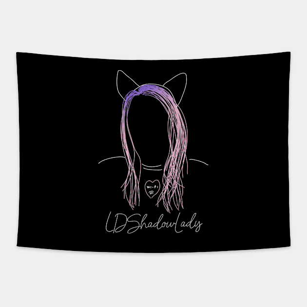 LDShadowLady Tapestry by MBNEWS