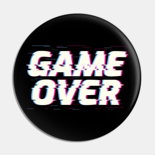 Game Over Glitch Pin