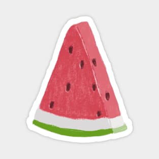 Watermelon Slice | Watermelons | Summer Fruit | Pink and Green Magnet