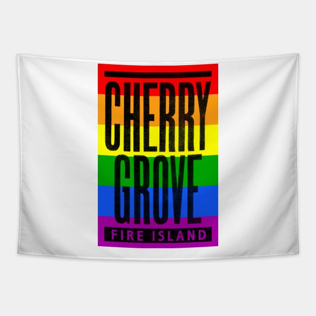 Cherry Grove Rainbow Tapestry by MatchbookGraphics