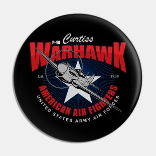 WW2 P-40 Warhawk Pin