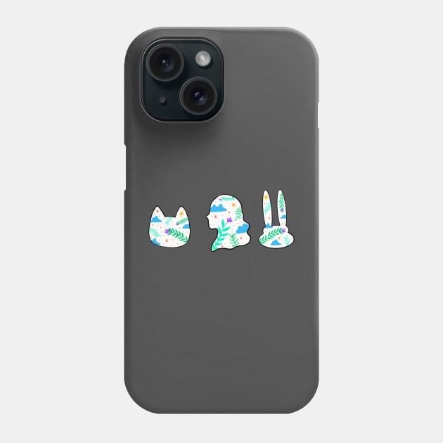 Flower faces Phone Case by Dilaraizm