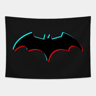 Batwoman  -  Glitch Bat Symbol - Kate Kane Tapestry