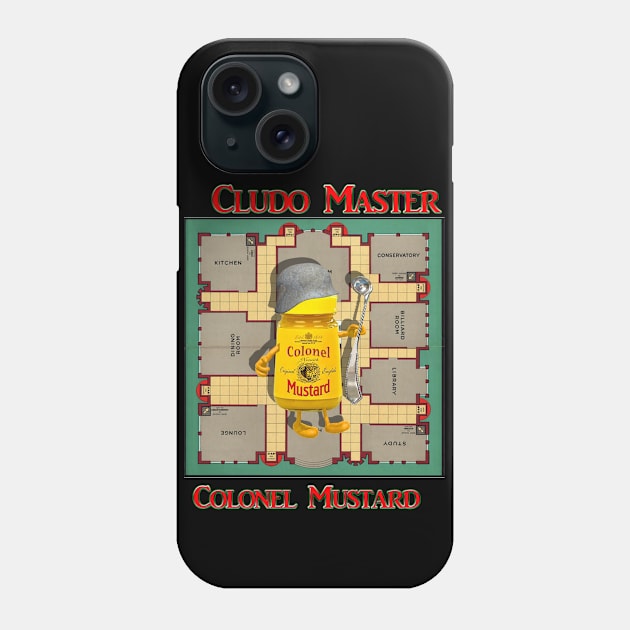 Cludo Master Colonel Mustard Phone Case by madone