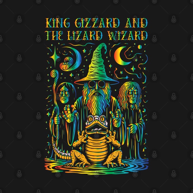 King Gizzard and The Lizard Wizard // Original Fan Art by Trendsdk