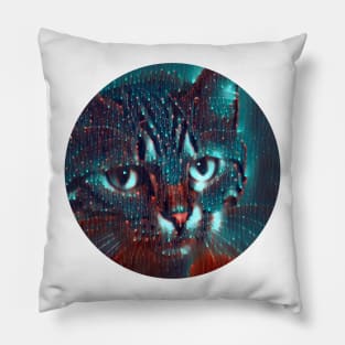 Anxious mycat, revolution for cats Pillow